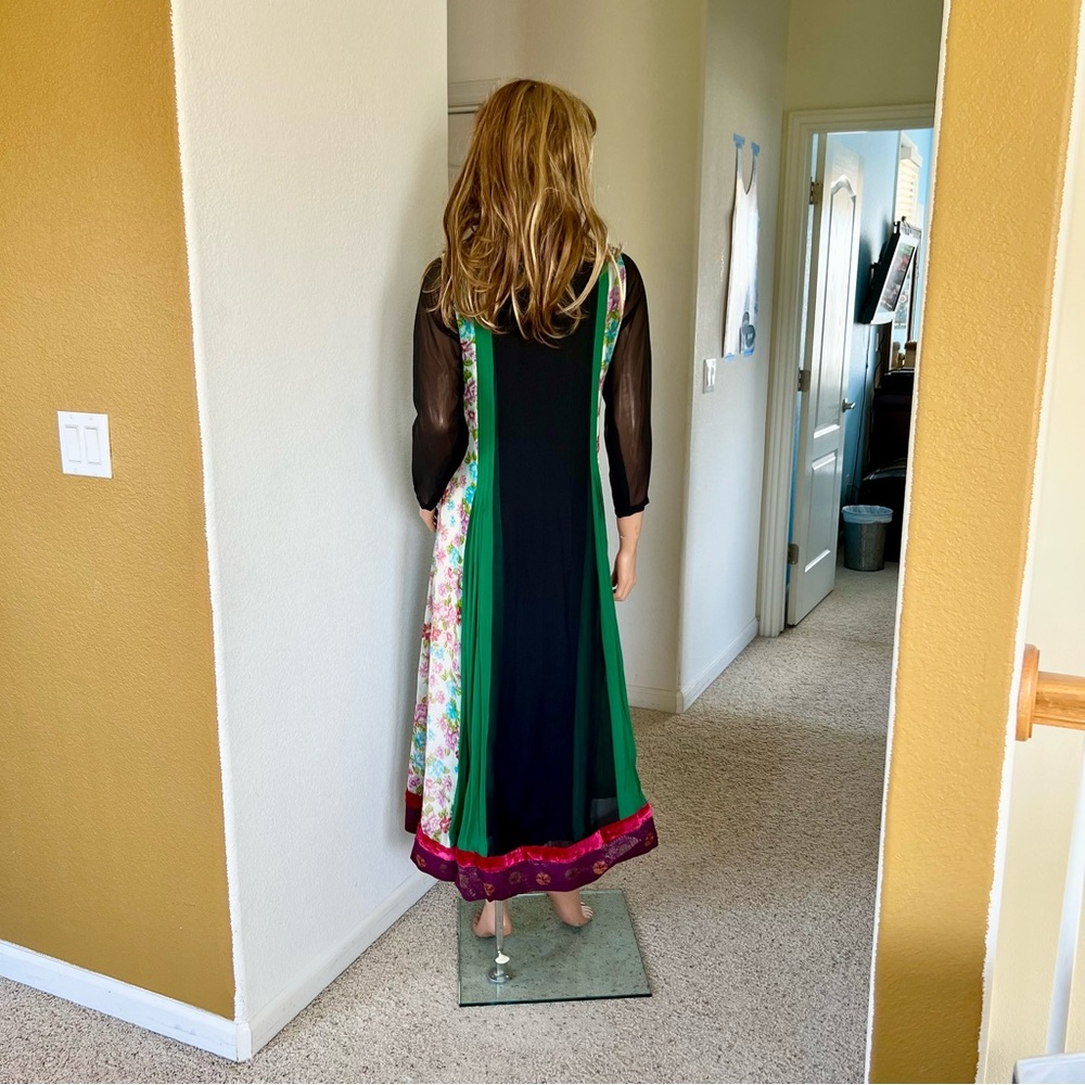 VTG. STUNNING Folk Boho Embroidered Handmade Dress - Picture 10 of 14